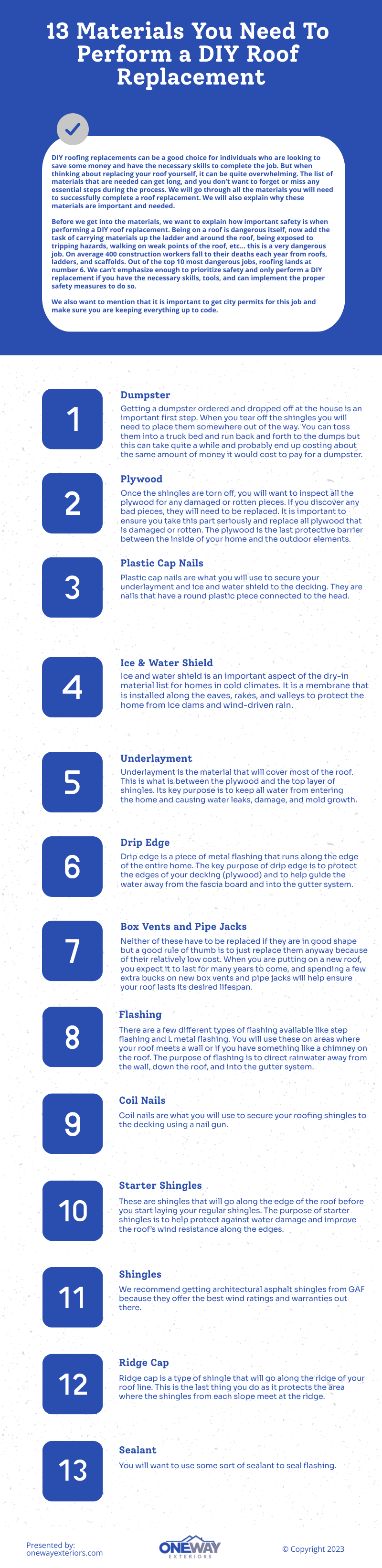 Materials you need for DIY roofing replacement Materials you need for DIY roofing replacement