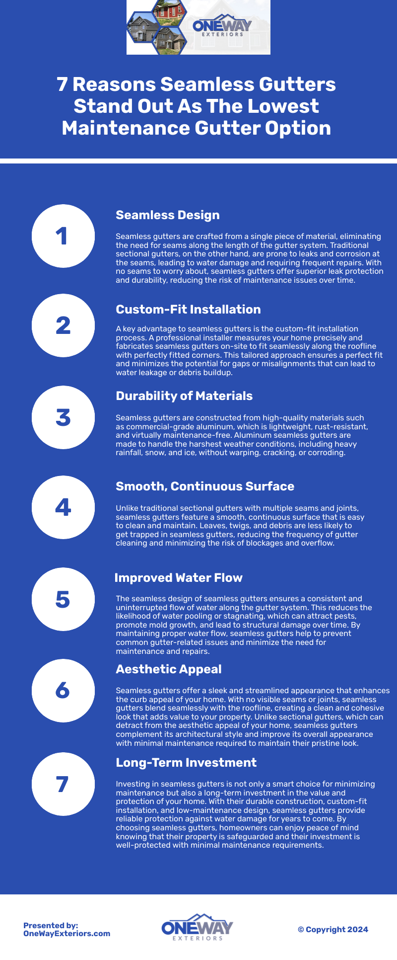 Seamless Gutters Are The Lowest Maintenance Gutter Option Seamless Gutters Are The Lowest Maintenance Gutter Option