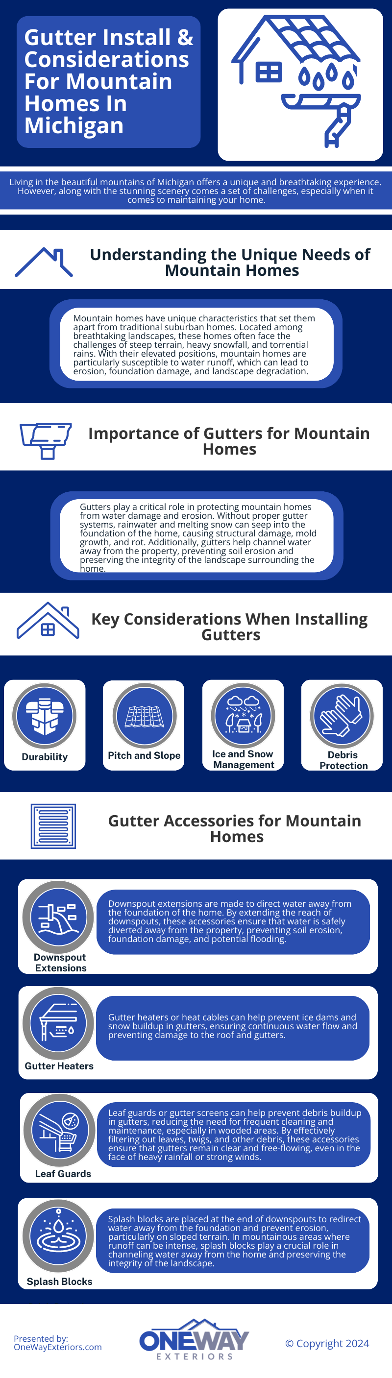 Gutter Install & Considerations For Mountain Homes In Michigan Gutter Install & Considerations For Mountain Homes In Michigan