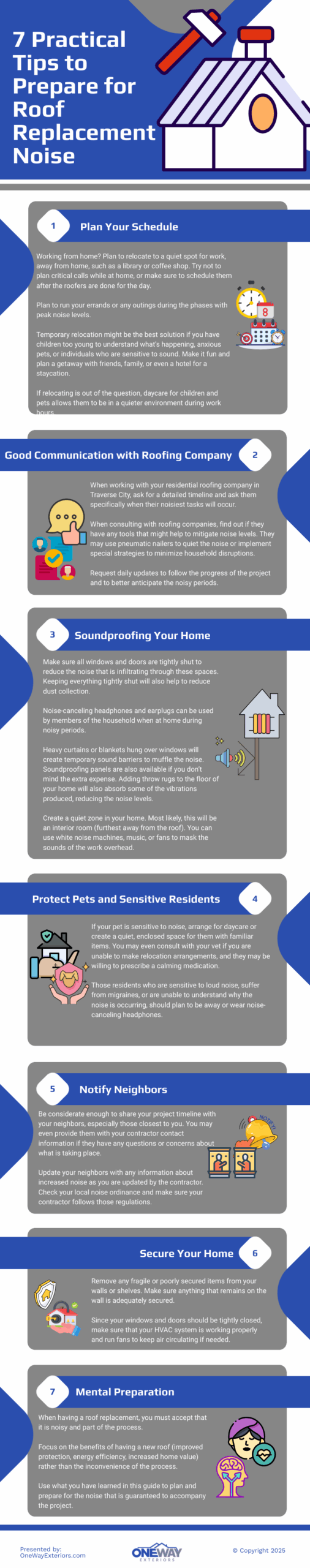 7 Practical Tips to Prepare for Roof Replacement Noise