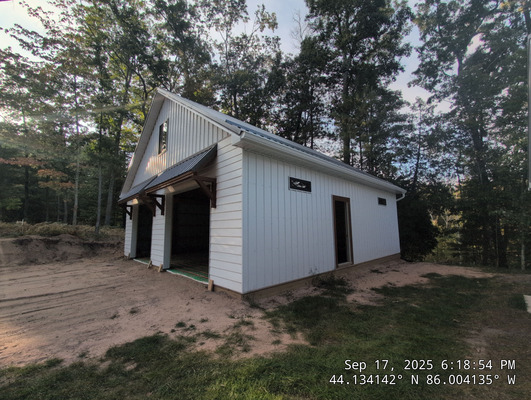 Construction Of A Structure In A Wooded Area Project in Irons MI 49644