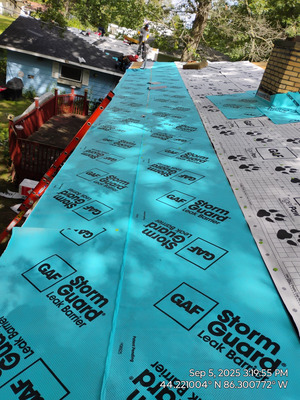 Roofing Installation And Leak Barrier Application Project in Manistee MI 49660