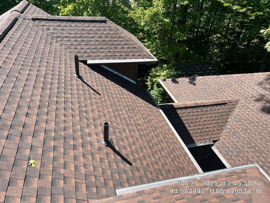 Roof Repair For Dry Rot Leaks And Termite Damage Project in Ludington MI 49431