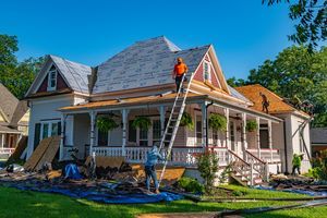 Can Your Gutters Stay When Your Roof Goes?